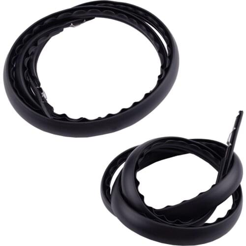 1 Pair 100% new Car Roof Weatherstrip Moulding Trim Seal Strip Black Rubber Fit for Honda Civic 2012 2013 2014 2015