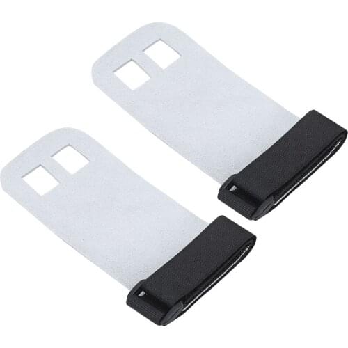 1 Pair Leather Handgrip Grip Synthetic crossfit gymnastics Palm Protector Glove Pull Up Bar Weight Lifting Workout Fitness Glove