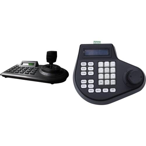 2 Pcs Keyboard Controller LCD 1.5Km Joystick RS485 PTZ Speed Dome Camera Bracket EU Plug, 8003H & 8004P