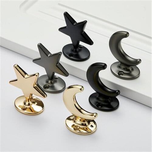 2021 Luxury Modern Drawer Cabinet Door Handle Zinc Alloy Handle Stars Moon Handle Cabinet Knobs Kitchen Door Handles and Knobs