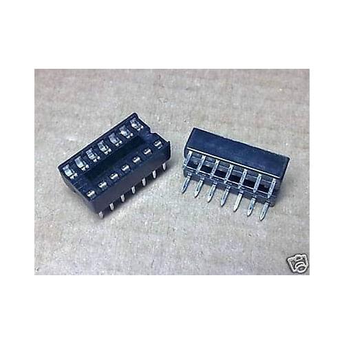 50 pcs 14 pin DIP IC Sockets Adaptor Solder Type