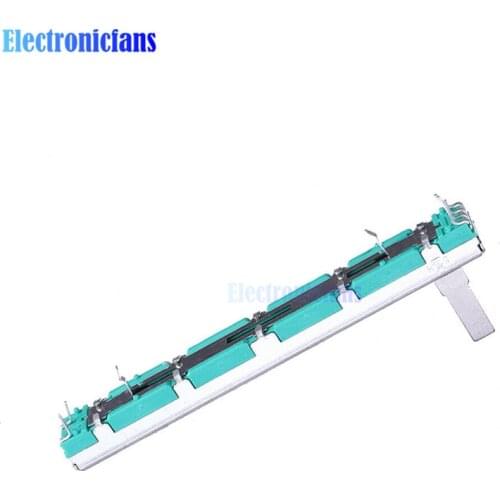 75mm Potentiometer Resistor B103 10K Ohm Slide Potentiometer Double Linear 10K Potentiometer Double Straight Sliding Rotary
