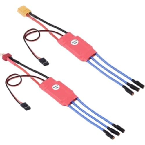 RC Speed Controller Banana Plug Brushless 30A ESC Support 2-4S for RC Aircraft Glider Quadcopter Multi Rotor Accessory
