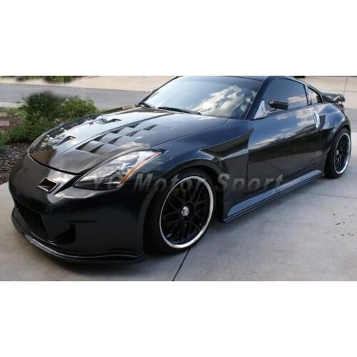 Car Accessories FRP Fiber Glass DL Style Front Blister Fender Fit For 2002-2008 350Z Z33 Front Fender Flares