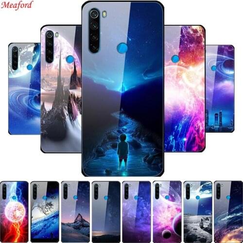 Luxury Glass Case For Xiaomi Redmi Note 8T Case Soft Bumper Back Cover For Xiaomi Redmi Note 8T Case 8 T Redmi Note 8 Pro Case