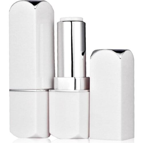 Travel Bottle DIY Lips Lipstick Tube Cosmetic Subpackage White Plastic Empty Lip Balm Lip Gloss Packaging Containers 200pcs/lot