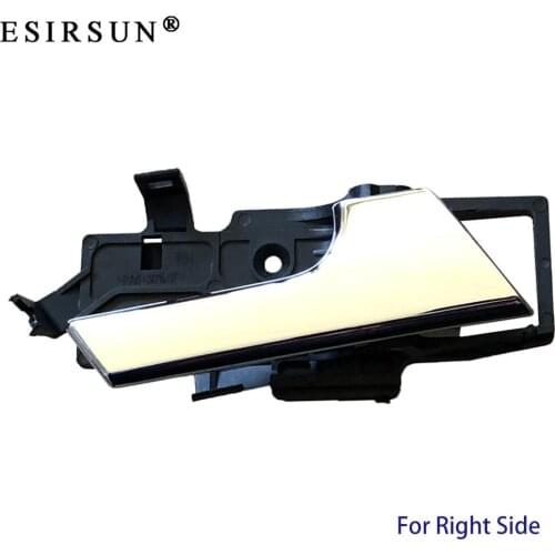 ESIRSUN INTERIOR DOOR HANDLE Front Right/ Rear Right For Chevy Aveo Aveo5 G3 2007 2008 2009 2010 2011, 96462710 ,PLATED CHROME