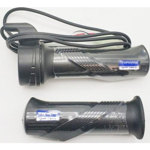 Electric Bicycle Scooter Gas Handle standard Ebike Twist Throttle with 1.5m cable for Electric Bike Ride on Toy Vehicle