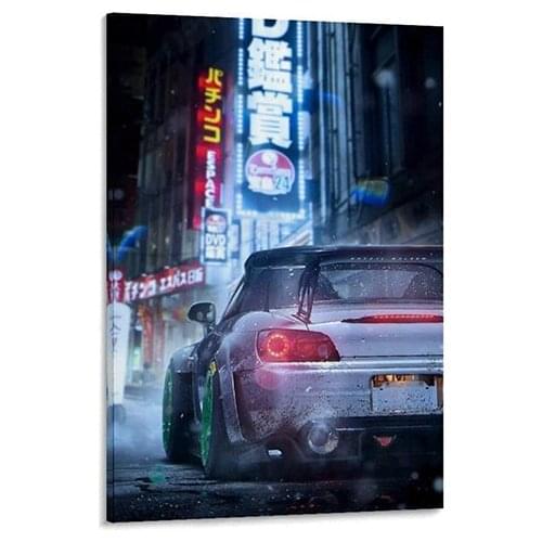 JDM S2000 Canvas Art Poster Picture Modern Office Family Bedroom Decorative Posters Gift Wall Decor Painting