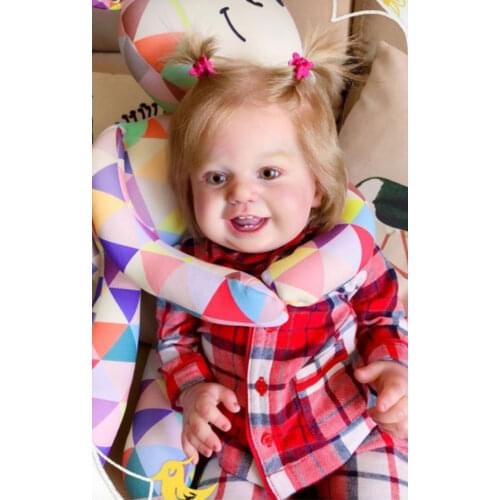 New Arrival KEIUMI lifelike 27 inch Doll Mould Reborn Kits DIY Unfinished With Cloth Body Set Baby Doll Accessories