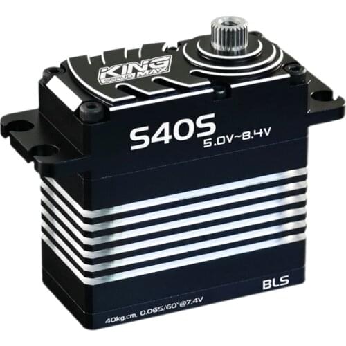 KINGMAX S40S S65S S65S12V 40kg 65kg 8.4-12V digital Steel gear standard servo waterproof full metal RC car crawler buggy truck