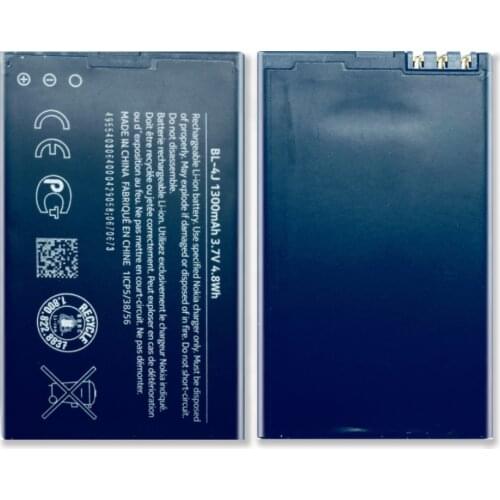 Lithium 1200mAh Lithium BL 4J BL-4J BL4J Rechargeable Phone Battery For Nokia C6 C6-00 Lumia 620 Touch 3G Lithium Battery