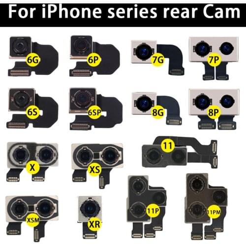 Original Tested Back Rear Camera Flash Module Sensor Flex Cable For iPhone 6G 6Plus 6S 7g 7plus 8g 8plus X XR XS MAX 11 12 Pro