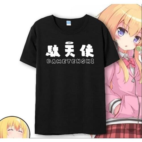 New Gabriel DropOut T-shirt Tenma Gabriel White Anime men T Shirt cotton Short Sleeve Tops Tee
