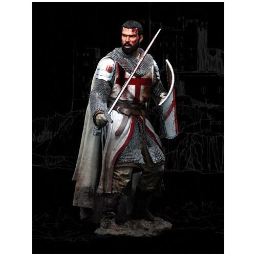 1/18 Resin Model Building Kit Figure Knights Templar