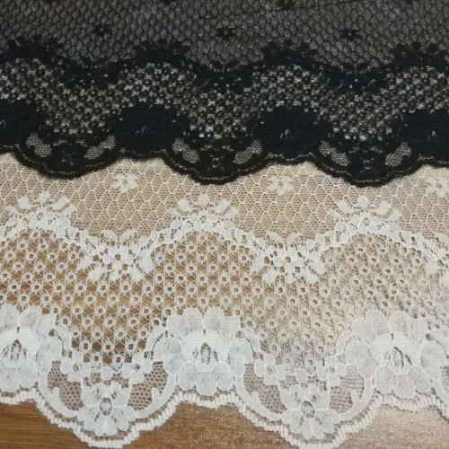 15cm and 25cm wide Nylon lace Underwear edge Lace Sewing Lace Accessories No elastic Dress French lace wedding Party decoration