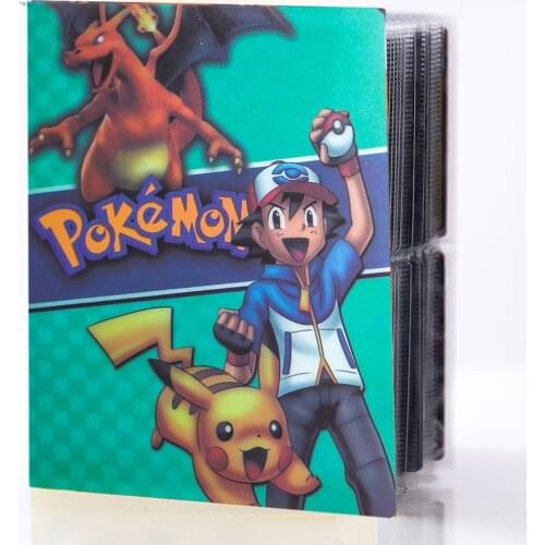 New 240 Pcs Pokemon Album Book Cartoon Card Map Folder Game Card GX VMAX 30 Page Pocket Holder Collection Loaded List Kid Toys