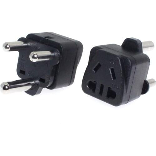 South Africa Plug Travel Adapter ( Type M) , US/EU/China Socket To Large South Africa Travel Adapter Wall Phone Charging Socket