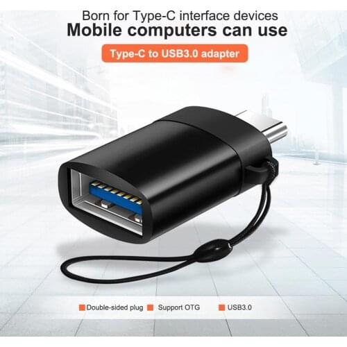 Portable High Speed USB 3.0 Type-C Male to Female OTG Adapter Data Transfer Converter OTG-адаптер типа C