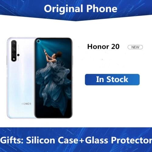 Honor 20 Smart Phone Kirin 980 Android 9.0 6.26" IPS 2340X1080 8GB RAM 256GB ROM 48.0MP 5 Cameras Fingerprint NFC
