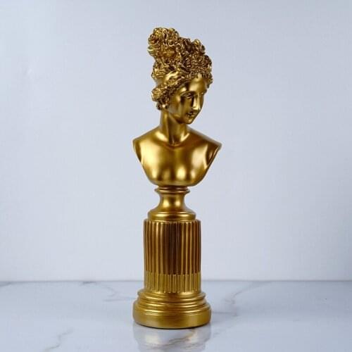 36cm Resin Freya Goddess Statuette Warm Home Decoration Accessories Ornament Modern Event Party Supplies Birthday Gifts