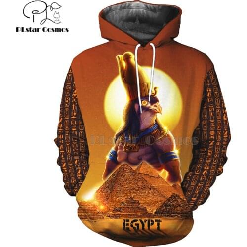 Mysterious retro ancient Horus Egypt goddess Pharaoh totem 3d hoodies/Sweatshirt Winter autumn funny long sleeve streetwear-19