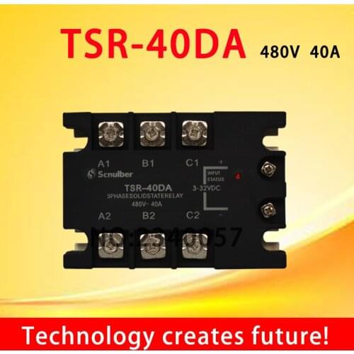 40A DC control AC three phase Solid state relay SSR ac three 480v` 40A input status:3-32V