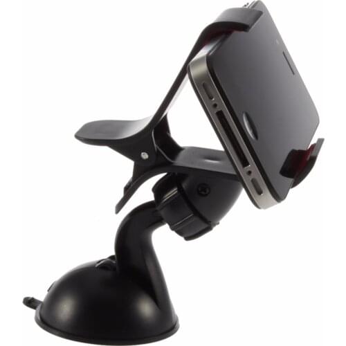 Universal 360 degree spin Car Windshield Mount cell mobile phone Holder Bracket stands for iPhone5 4S for samsung Smartphone GPS
