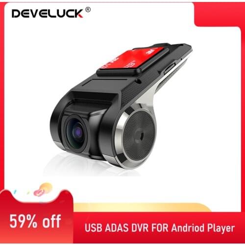 ADAS Dash Cam Video Recorder Full HD 1080P Car DVR for Car DVD Android Player Navigation Head Unit/Auto Audio Voice Alarm Camera