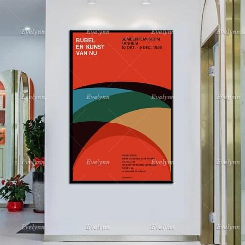 Exhibition Poster Bijbel En Kunst Gemeentemuseum Arnhem 1965 Modern Home Decor Prints Wall Art Canvas Modular Pictures Gift