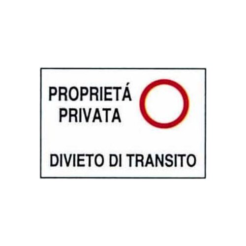 SIGNBOARD PROPR. PRIVATE BAN TRANS