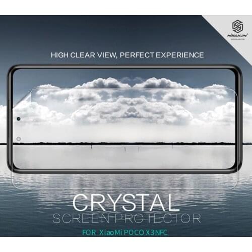 NILLKIN Screen Protector for Xiaomi POCO X3 NFC Super Clear /Matte Anti-fingerprint Protective Film for POCO X3 NFC