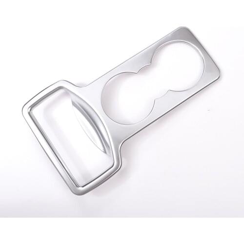 1 Pcs ABS Chrome Rear Row Cup Holder Cover Frame Trim For Range Rover Sport RR Sport 2014-2016 Car-Styling Auto Accessories