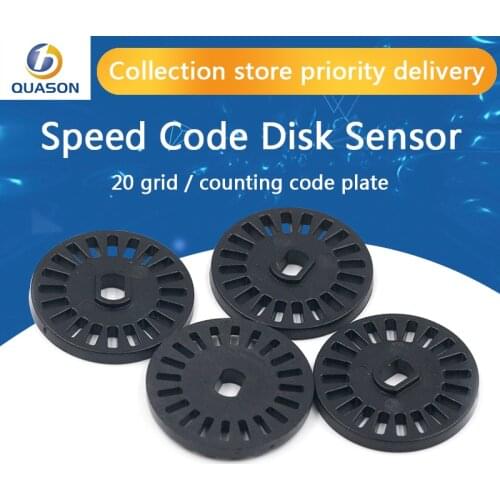 10PCS Coded Disc Encoder 20 Holds Motor Speed Sensor for Robot Speed Test For arduino
