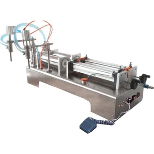 1000-5000ML semi automatic double heads bottle liquid filling machine