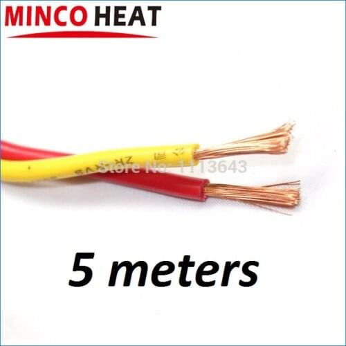 5 meters 2 X 1.5 mm2 RVS Flexible Twisted Wire Pure Copper Electrical Cable Fixture Wire