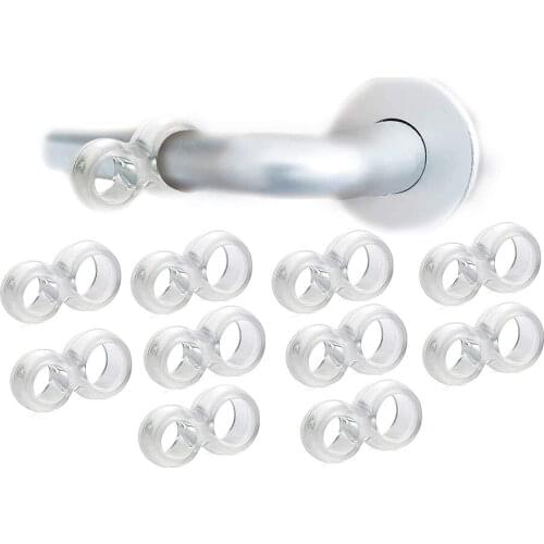 5pcs Door Stopper Transparent Silica Gel Door Handle Buffer Wall Protection Doorknob Bumper Walls Furniture Protective