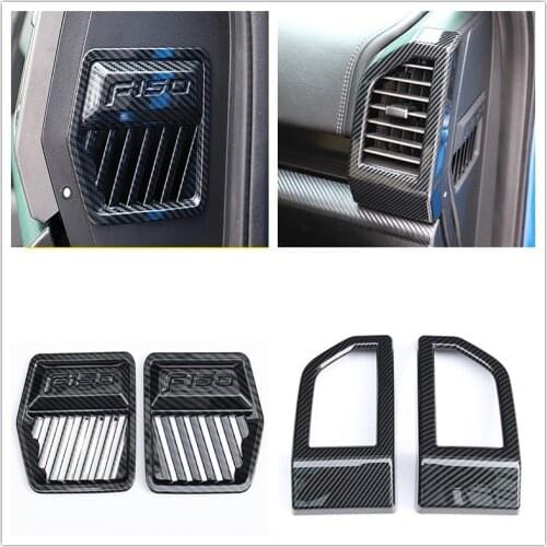 Car Accessories For Ford F150 Raptor 2017-2020 Car Styling Interior Accessories Garnish Air Vent Trim F150 Cover trim