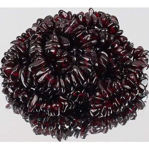 4-6mm Natural Freeform Chips Gravel Beads Irregular Red Garnet Stone Beads For Jewelry Making DIY Bracelet Necklace 33“inches