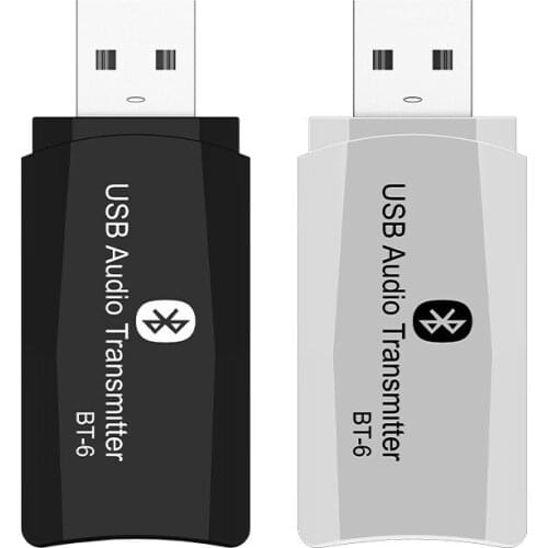 Bluetooth 5.0 receiver transmitter 2-in-1 audio speaker amplifier TV USB computer AUX audio adapter
