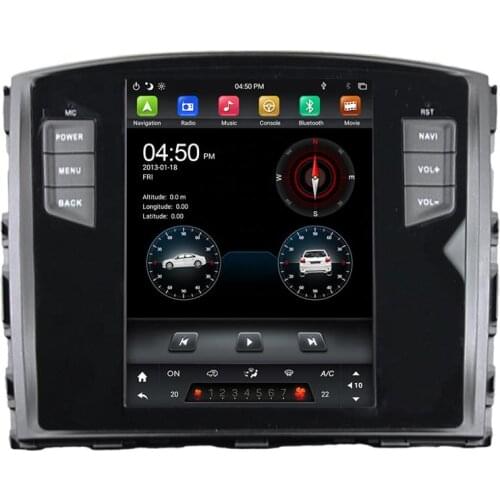 4gb+64gb Tesla style PX6 9" Android 9.0 Car Auto Radio DVD GPS Navigation for Mitsubishi Pajero V97 2006-2012 Bluetooth 5.0 WIFI