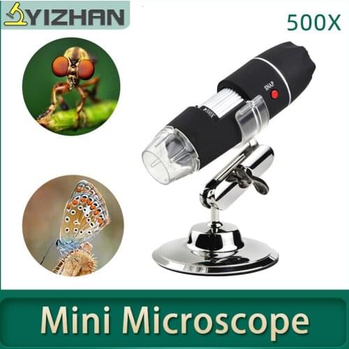 2020 Adjustable 2MP 1080P 800X 8 LED Digital Microscope Type-C USB Magnifier Electronic Stereo USB Endoscope For PC And Phone