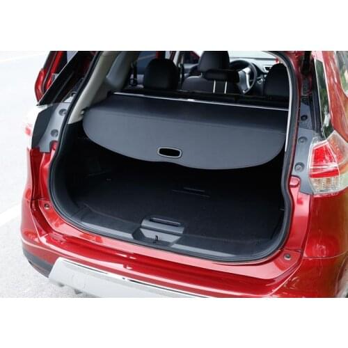 For Nissan X-trail T32 2014 To 2019 Rear Parcel Shelf Car Styling Trunk Cover Material Curtain Rear Curtain Retractable Spa