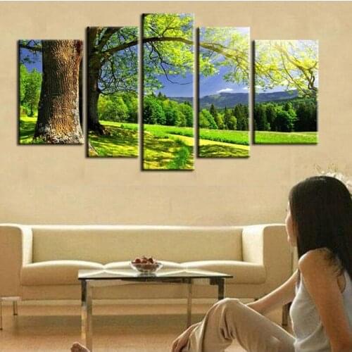 Home decor simulation oil painting on the canvas print landscape pictures DM1609204