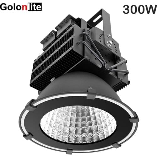 Golonlite High mast LED flood light 300W 400W 500W for wharf airport stadium sport court lamp 5 years warranty replace 1000W hps
