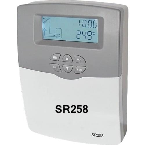 Solar Water Heater Controller SR258 for Split System Solar Water Heater Temperature Differential Controller