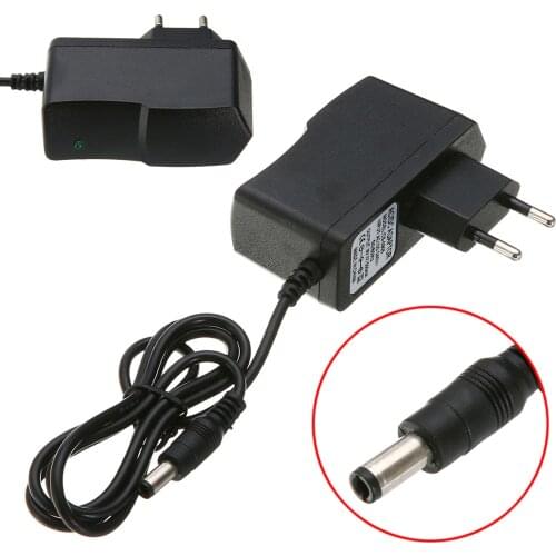 New EU Plug Power Supply AC 100-240V DC 9V 0.5A Power Converter Adapter Interface 500mA 9W With Indicator Light