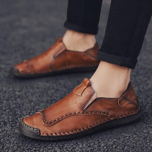 Shoes shoe hombre informales mens leisure causal spring casual mens sapato de leather for sneakers hot cuero para black flat