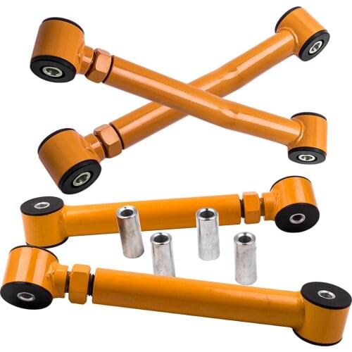 Suspension Adjustable Control Arms 4X for Jeep Cherokee XJ 1986-2001 Tubular