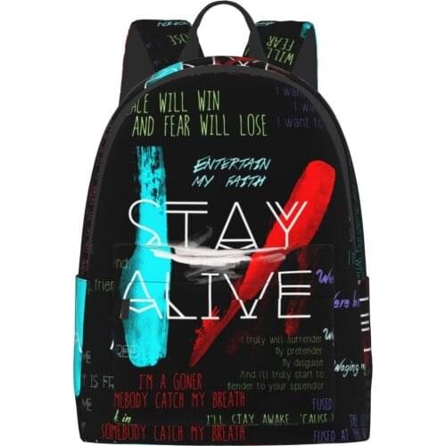 Twenty One Pilots Girl backpack boy computer backpack man backpack woman backpack